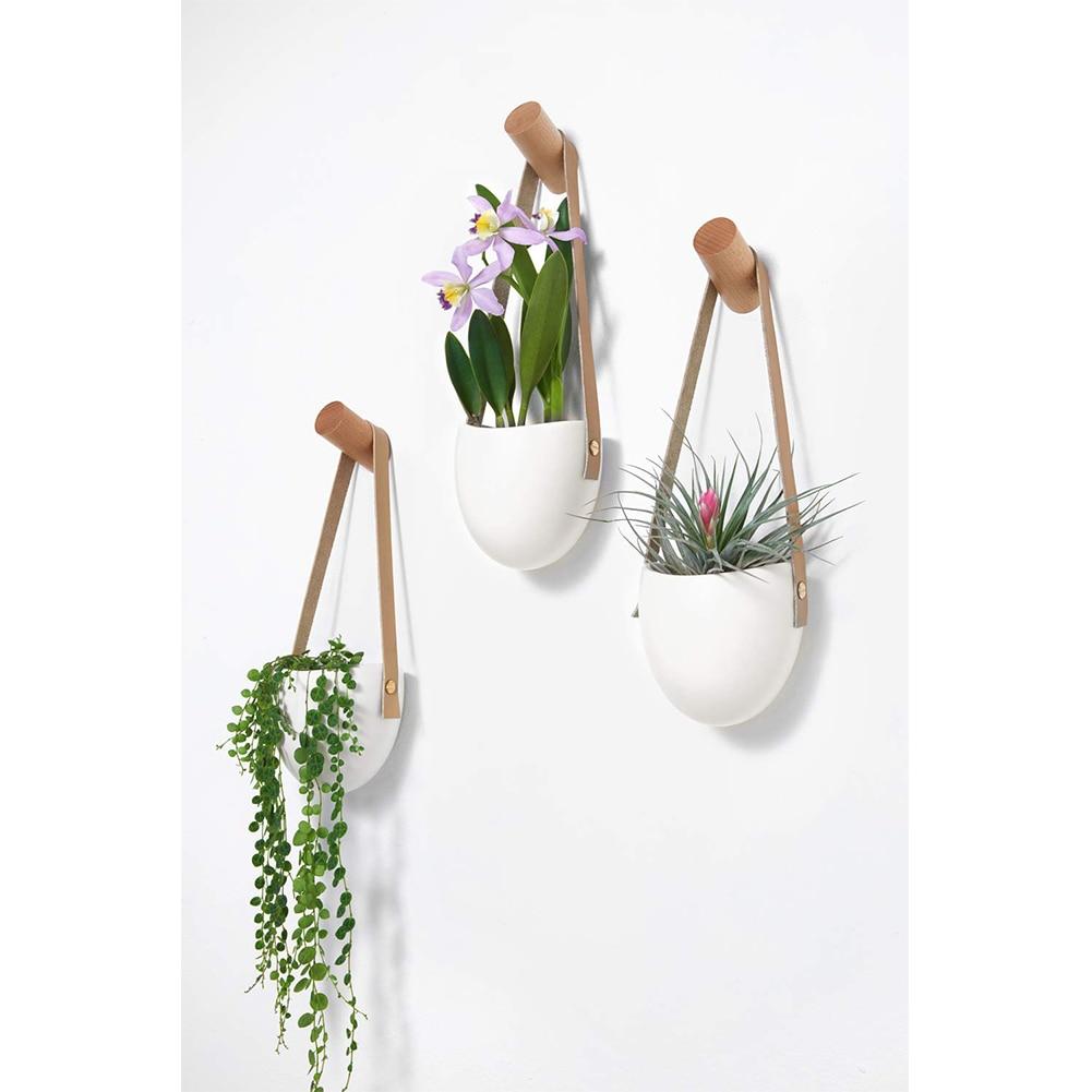 Catriona - Wall-hanging Ceramic Flower Pot (3 Sets) - Nordic Side - Modern Planters