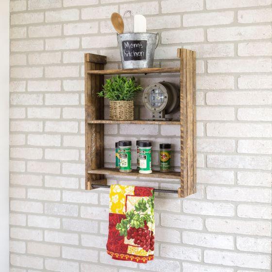 Camelia - Three Tier Rustic Wall Shelves - Nordic Side - feed-cl0-over-80-dollars, feed-cl1-furniture, furniture-pipeline, us-ship
