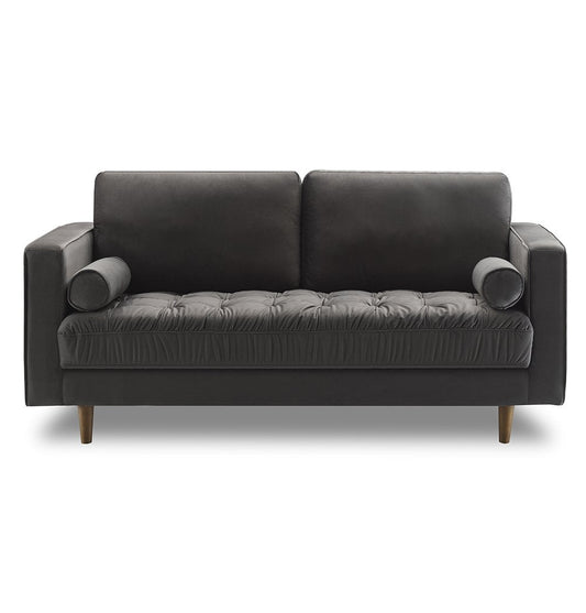 Bente - Grey Loveseat 2-Seater Sofa