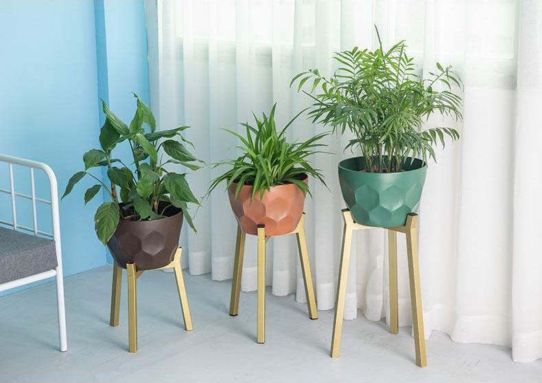 Koa - Geometric Modern Nordic Planter with Stand - Nordic Side - 05-01, feed-cl0-over-80-dollars