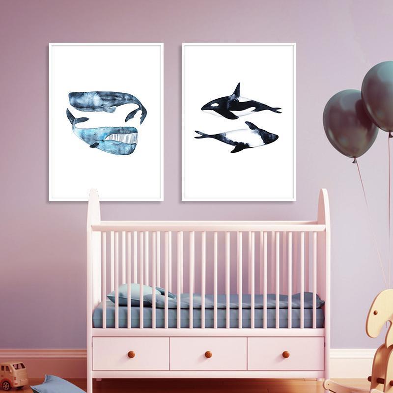Ocean Life Prints - Nordic Side - Art + Prints, not-hanger
