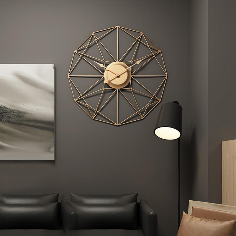 Modern Design Iron Wall-Mounted Clock - Nordic Side - Wall Clock