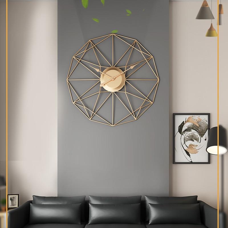 Modern Design Iron Wall-Mounted Clock - Nordic Side - Wall Clock