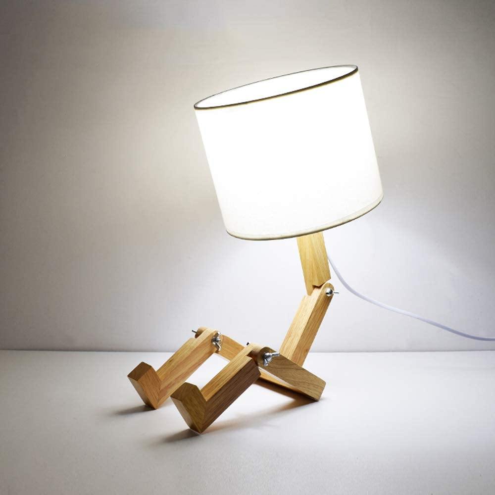 Original Wooden Humanoid Lamp - Nordic Side - 