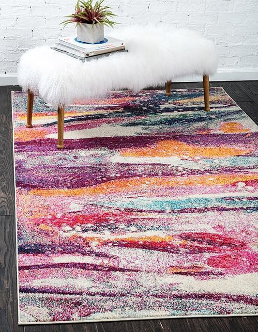 Zackery - Color Splash Faded Multi-Color Rug - Nordic Side - feed-cl0-over-80-dollars, unique-loom, us-only, us-ship