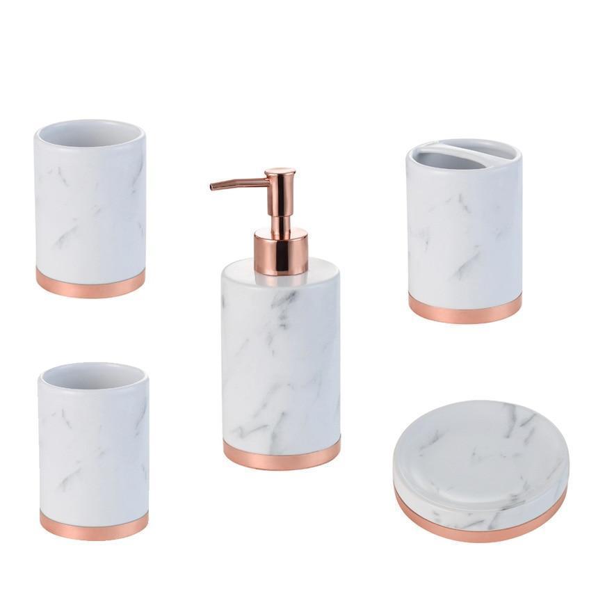 Scentimental Bathroom Accessories Set - Nordic Side - bath, bathroom accessories