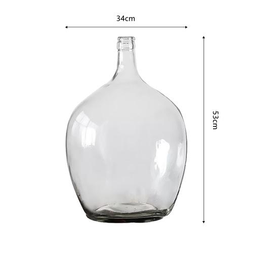 Large Belly Glass Vase