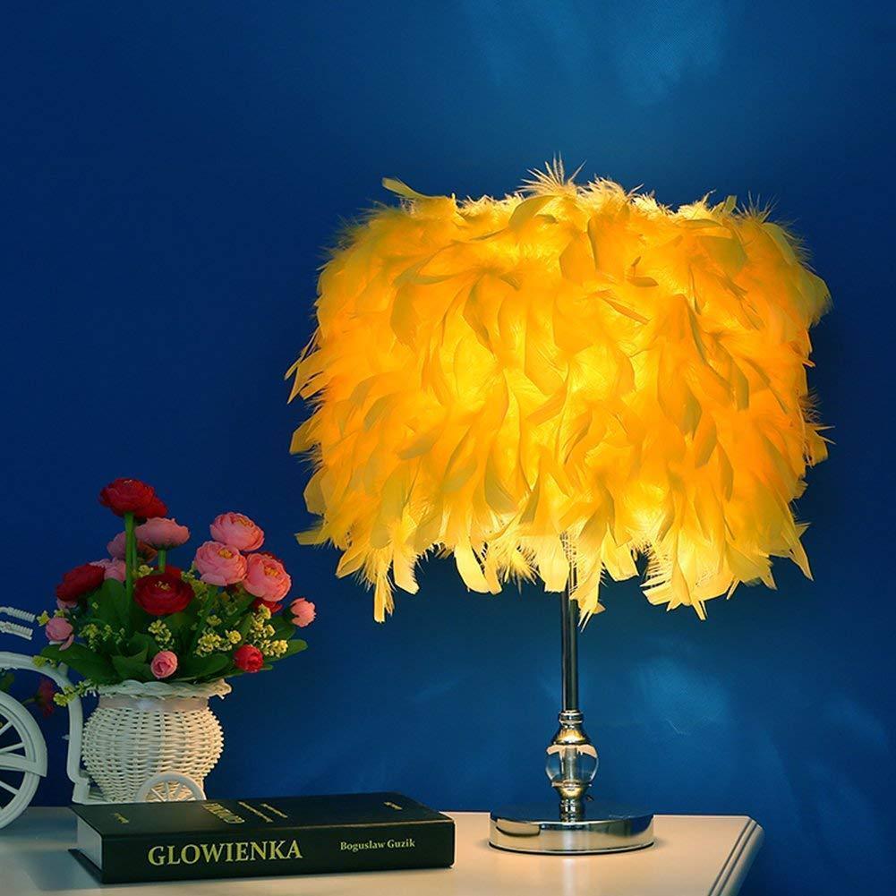 Luxury Feather Crystal Lamp - Nordic Side - 