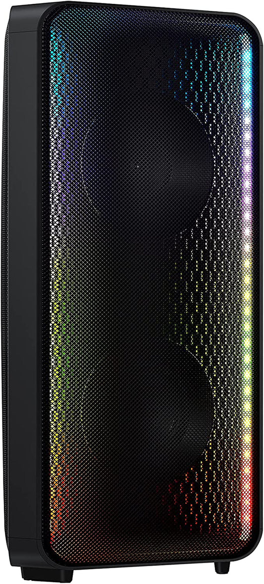 SAMSUNG MX-ST40B Sound Tower High Power Audio, 160W Floor Standing Speaker, Bi-Directional Sound, Built-In Battery, IPX5 Water Resistant, Party Lights, Bluetooth Multi-Connection, 2022