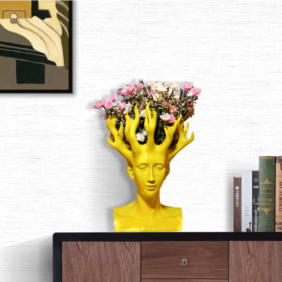 Mali Head Flower Vase - Nordic Side - FLV, GNL, MHFV