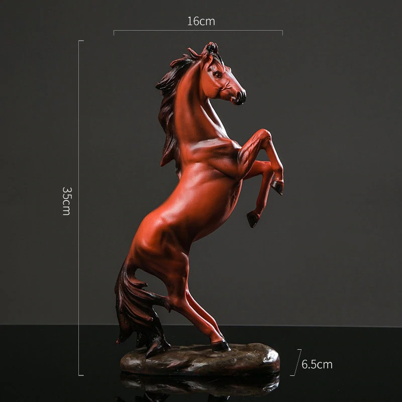 HomeQuill™ European Vintage Horse Statue - Nordic Side - 