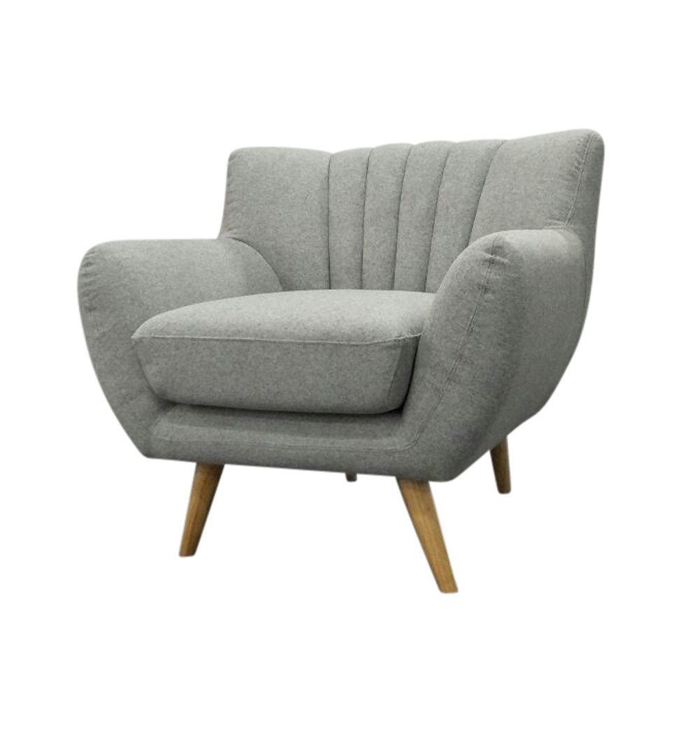 Lilly - 1-Seater Light Grey Lounge Chair - Nordic Side - 06-10, feed-cl0-over-80-dollars, feed-cl1-furniture, feed-cl1-sofa, gfurn, hide-if-international, modern-furniture, sofa, us-ship