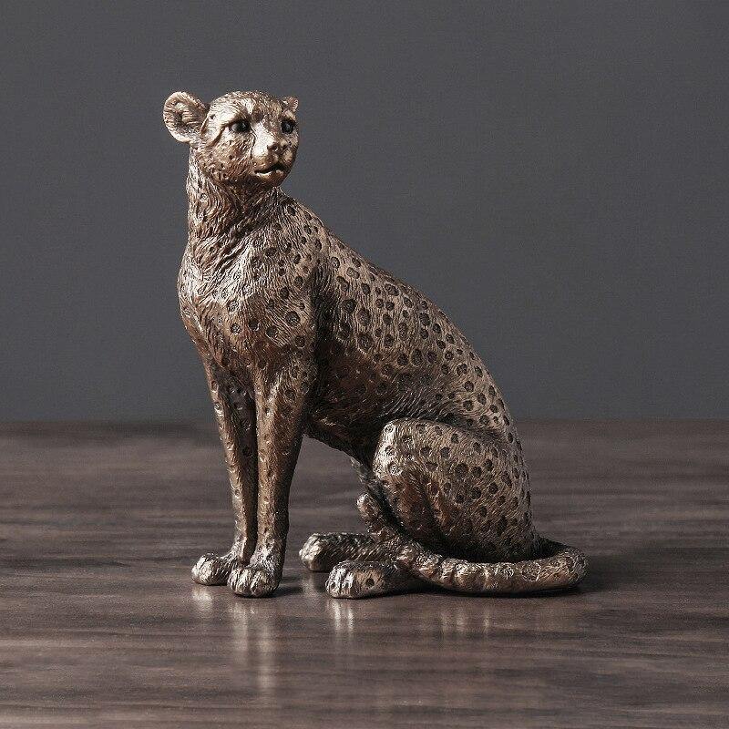 Decorative Leopard Figurine - Nordic Side - 