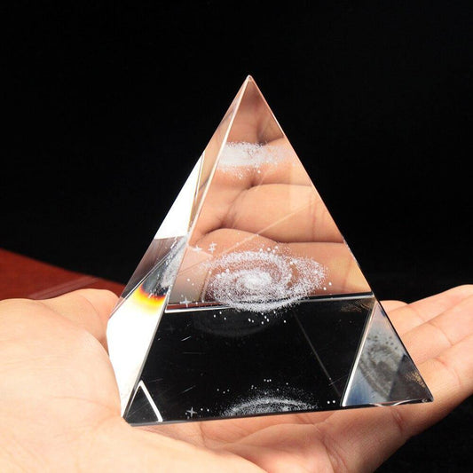Crystal Galaxy Pyramid - Nordic Side - crystal, galaxy, pyramid