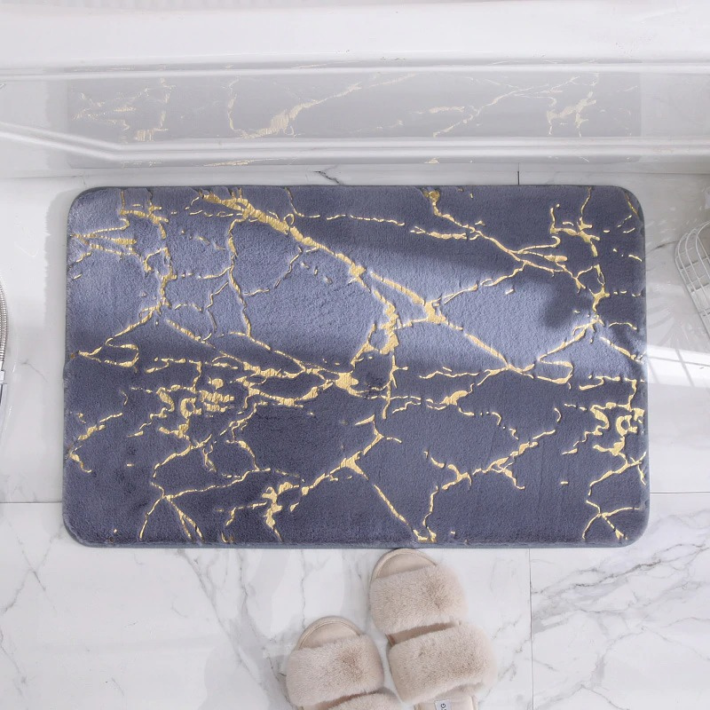 LuxeBath™ Marble Bathroom Mat - Nordic Side - 