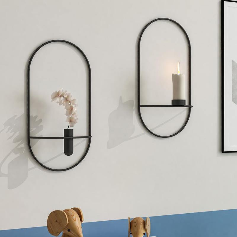 Stylish Modern Wall Holders - Nordic Side - candle, flower, holder, modern, stylish, wall