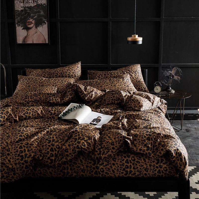 Classic Leopard Bedding Set - Nordic Side - 