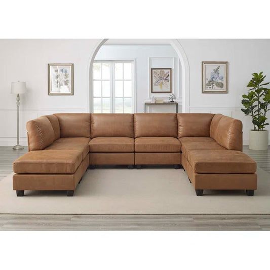 Amerra 8 - Piece Upholstered Sectional Sofa