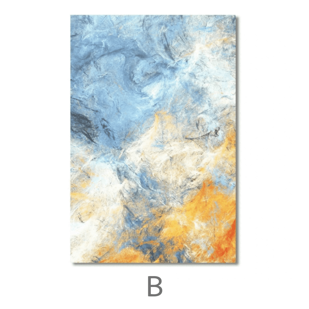 Abstract Blue Canvas - Nordic Side - art
