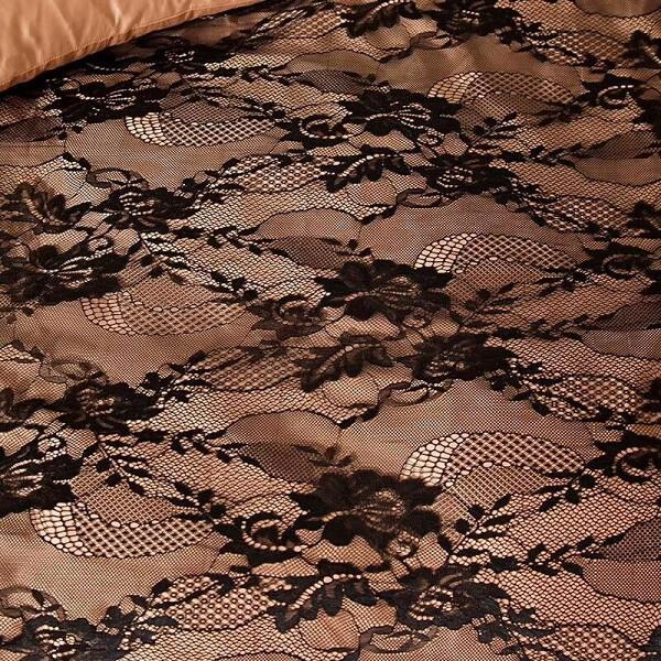 Ambrozeya Luxury Silk Cotton Black Lace Duvet Cover Set - Nordic Side - Ambrozeya Luxury Silk Cotton Black Lace Duvet Cover Set, architecture, arcitecture, art, artist, bedroom, contemporarya