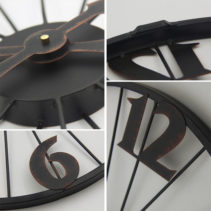 Modern Minimalist Metal Wall Clock - Nordic Side - Wall Clock