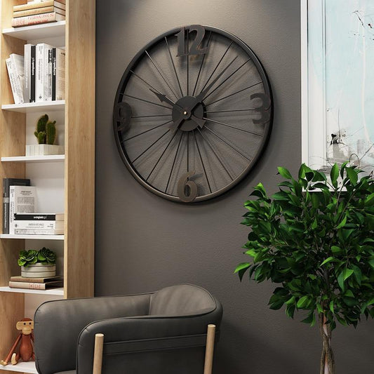 Modern Minimalist Metal Wall Clock - Nordic Side - Wall Clock