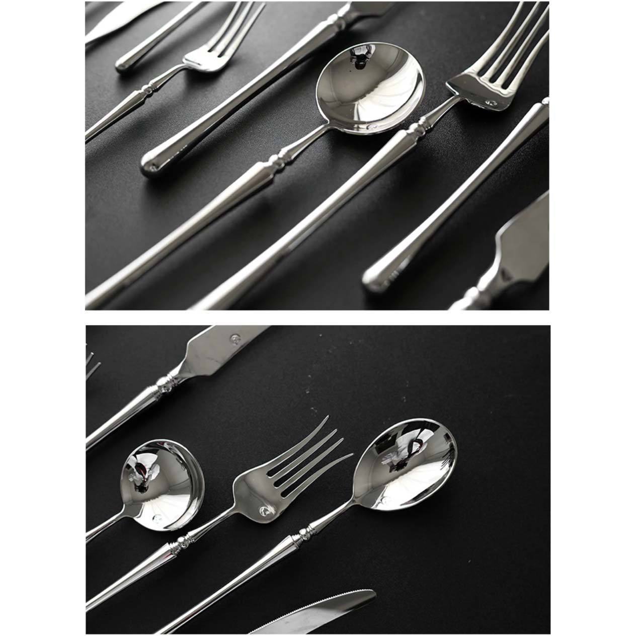 Antique Metal Cutlery - Nordic Side - 