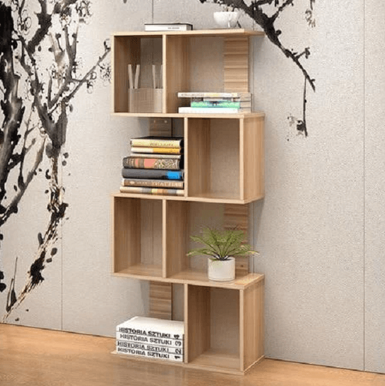 Asher - Box Hole Bookcase - Nordic Side - arcitecture, decoration, design, hanging pendant lights, home, home decor, home decor idea, home design ida, homedeco, homedecor, homedecoration, hom