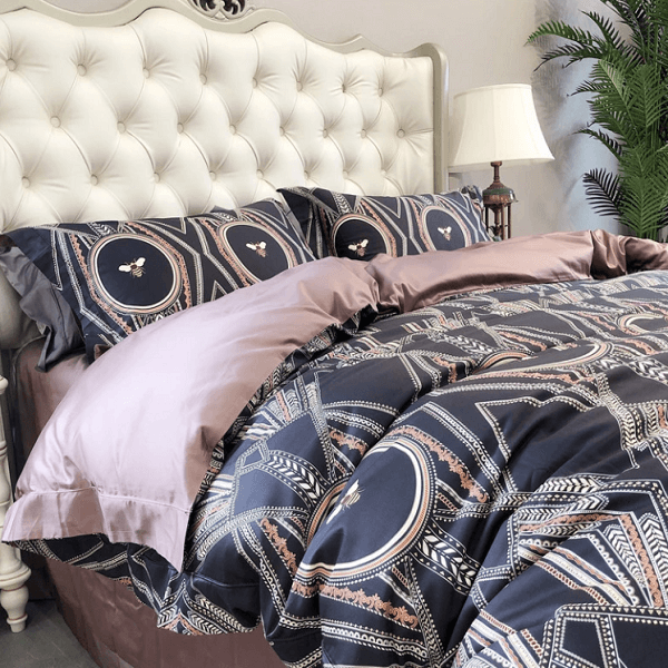 Bee Inspired 600TC Egyptian Cotton Bedding Set - Nordic Side - architecture, arcitecture, art, artist, ashley furniture near me, Bee Inspired 600TC Egyptian Cotton Bedding Set, bobs furniture