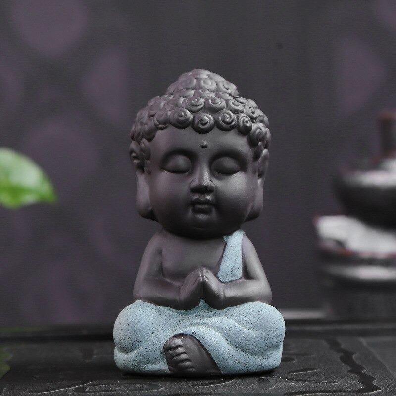HomeQuill™ Mini Buddha Figurine - Nordic Side - 