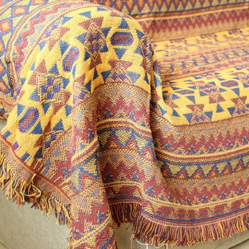 Bohemian Chenille Towel Blanket - Nordic Side - New