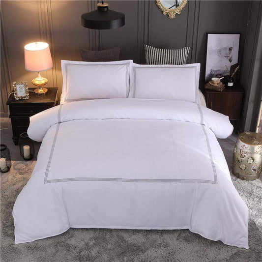 Minimalist Duvet Cover Set - Nordic Side - bed, bedding, bis-hidden, duvet