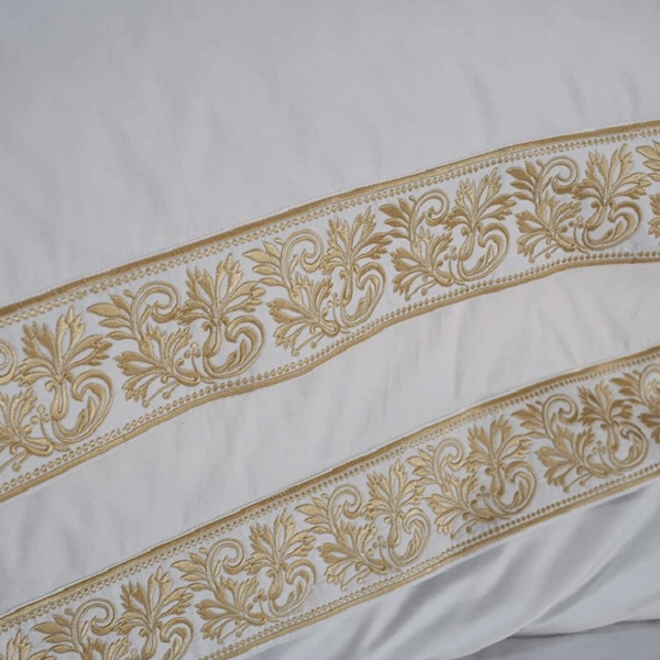 Brizia Luxury Egyptian Cotton Embroidery Duvet Cober Set - Nordic Side - amazing, archidaily, archilovers, architecture, architecturelovers, architectureporn, arcitecture, art, artist, beauti