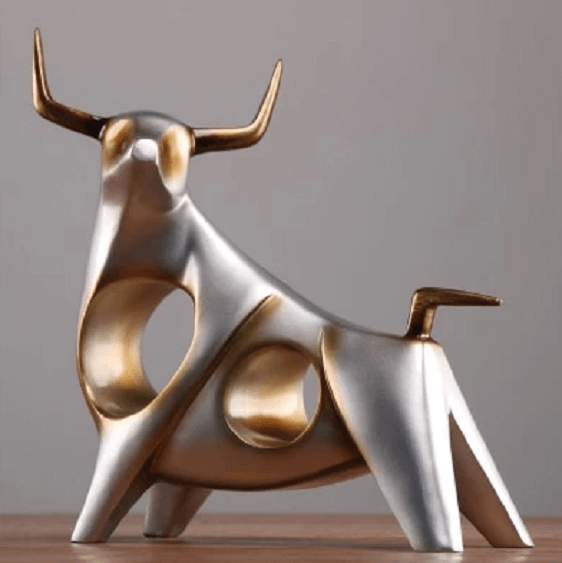 Bull of Wall Street Office Ornament - Nordic Side - arcitecture, decoration, design, El Lobo de Wall Street, home, home decor, home decor idea, home design ida, homedeco, homedecor, homedecor