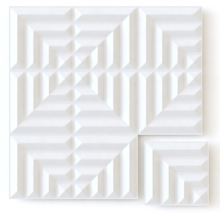 Maze: Nordvian 3D Wall Panel Form - 12-unit Box - Nordic Side - Wall, Walls