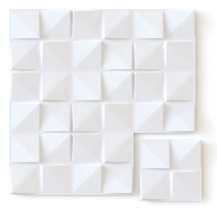 Square: Nordvian 3D Wall Panel Form - 12-unit Box - Nordic Side - Wall, Walls