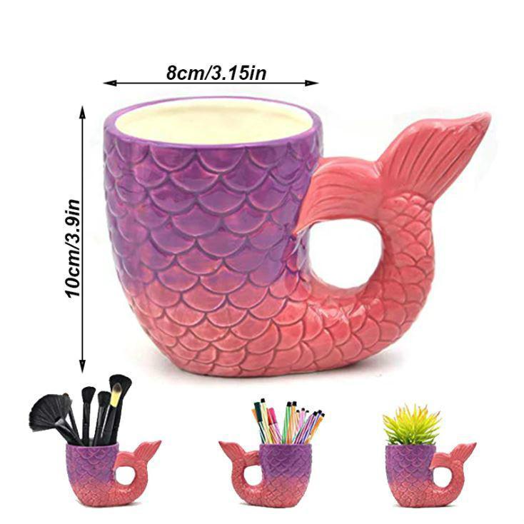 Mermaid Ceramic Mug - Nordic Side - 