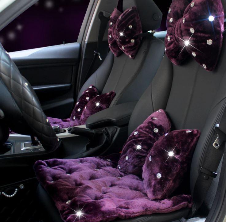 Diamond Plush Seat Cover Set - Nordic Side - 