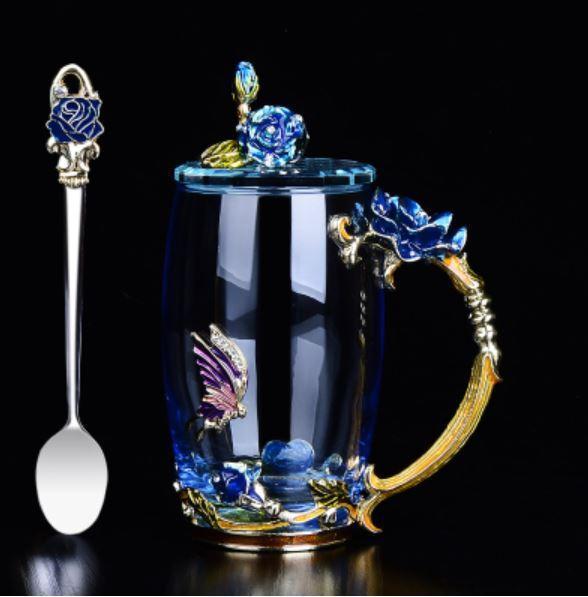 Vintage Glass Tea Cup - Nordic Side - 