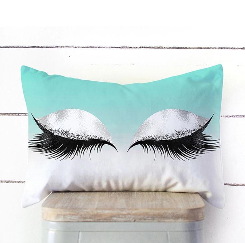 Eyelash Out Soft Velvet Cushion Cover - Nordic Side - 