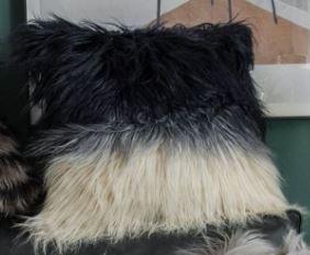 Long Fur Plush Pillow Case - Nordic Side - 