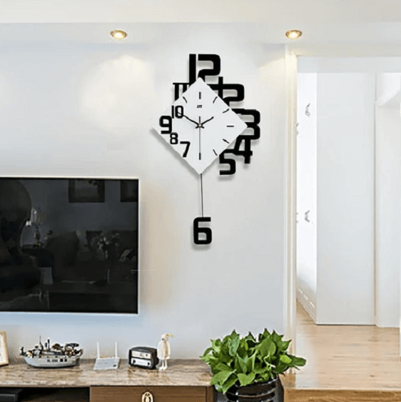 Kara - Simple European Style Wall Clock - Nordic Side - architecture, art, artist, contemporaryart, decor, decoration, design, designer, designinspiration, edison, grey, home, homedecor, indu