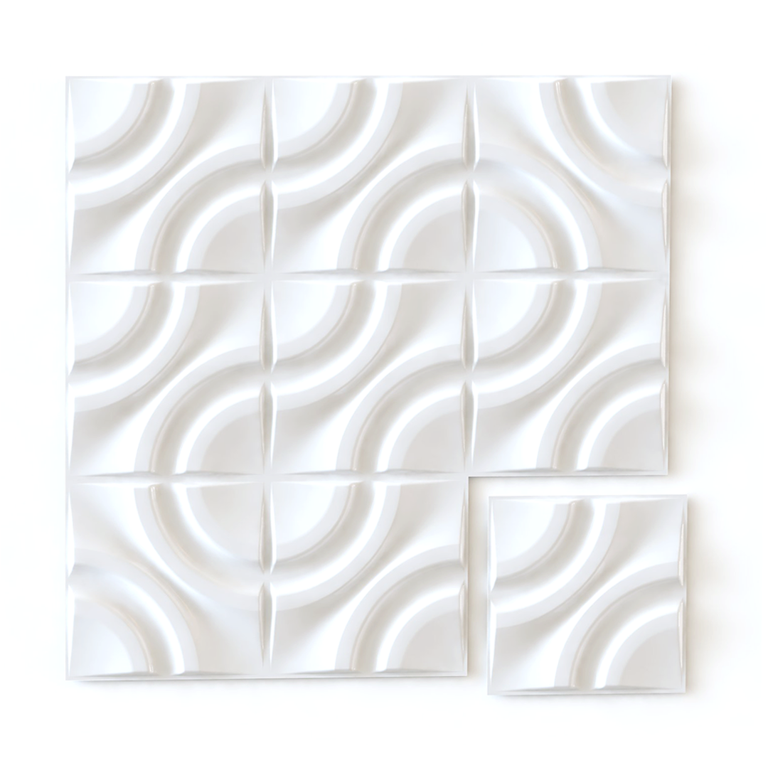 Circles: Nordvian 3D Wall Panel Form - 12-unit Box - Nordic Side - 