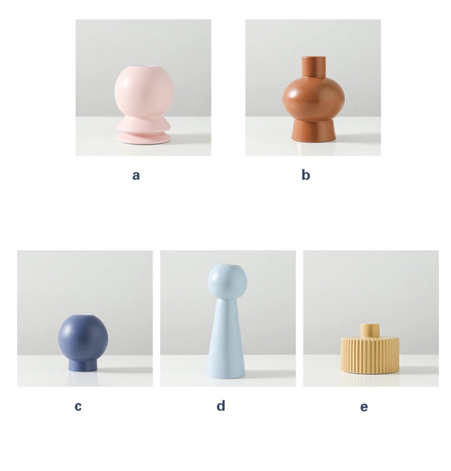 Colorful Ceramic Nordic Vases - Nordic Side - 