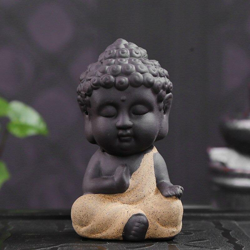 HomeQuill™ Mini Buddha Figurine - Nordic Side - 