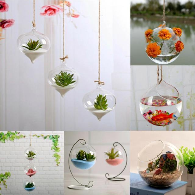 Grahaniya - Decorative Hanging Ball flower Vase - Nordic Side - Decor, Modern Planters, VASES/POTS