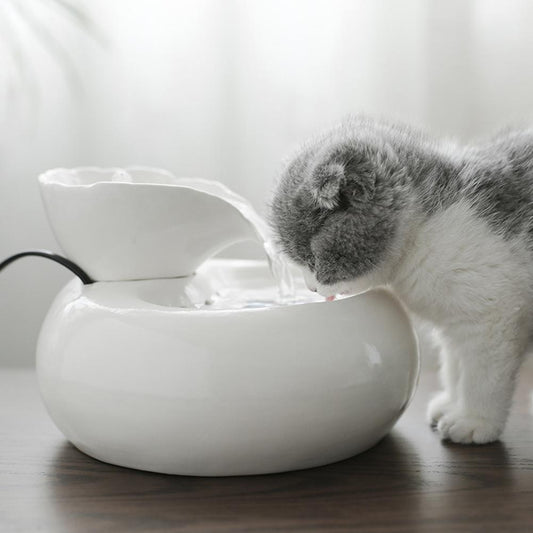 Smart Ceramics Pet Drinking Fountain - Nordic Side - 