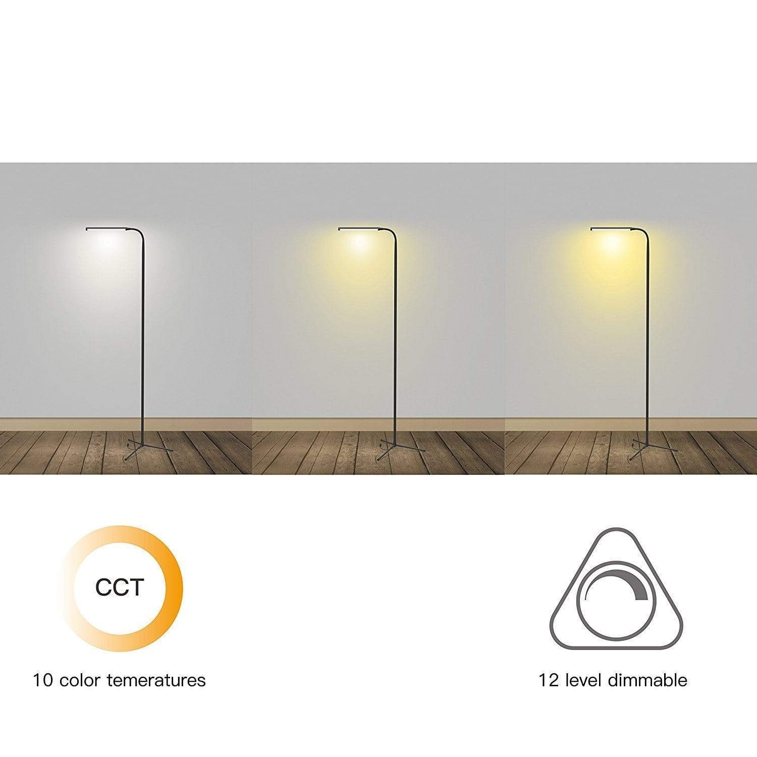 Sleek Floor Lamp - Nordic Side - floor lamp, lighting, table lamp