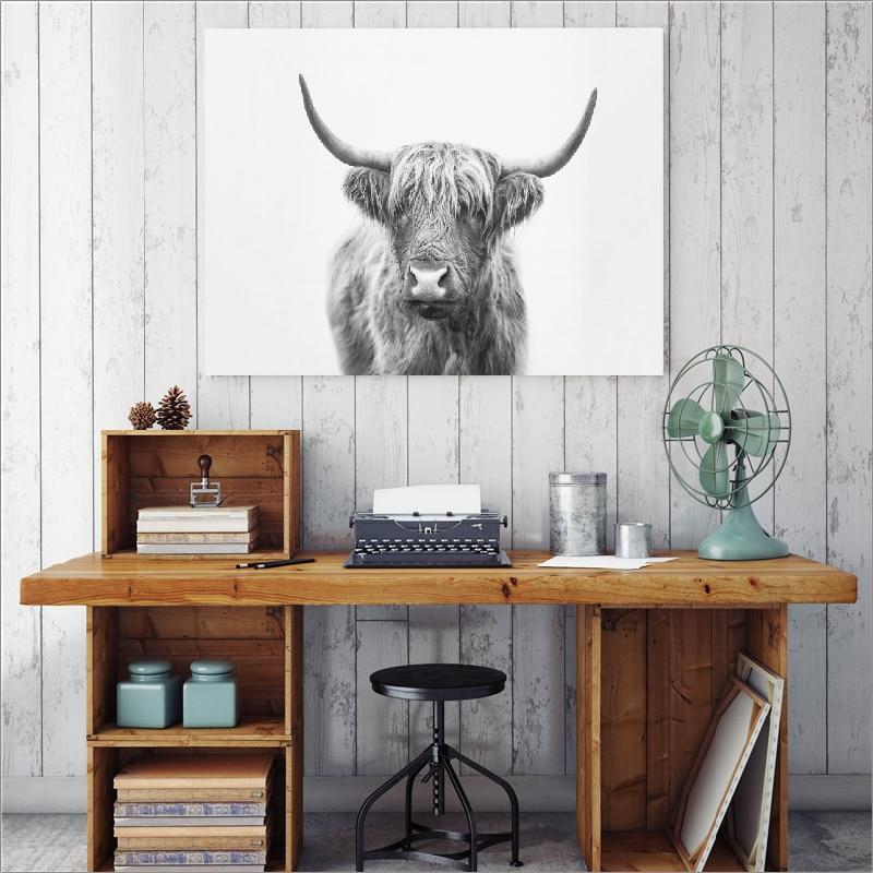 Nordic Bull Print - Nordic Side - Art + Prints, not-hanger