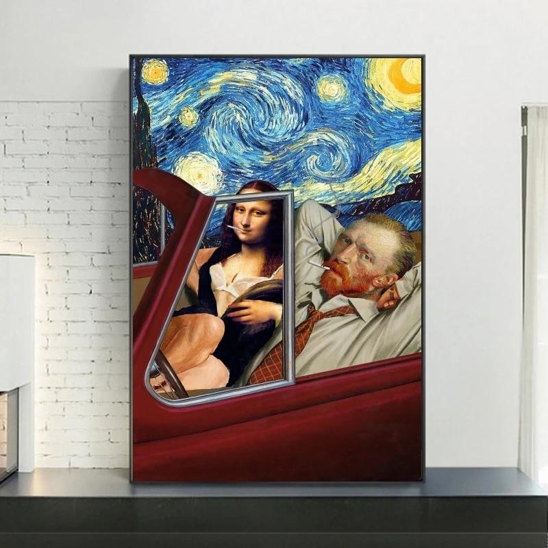 Van Gogh & Mona Lisa Night Date